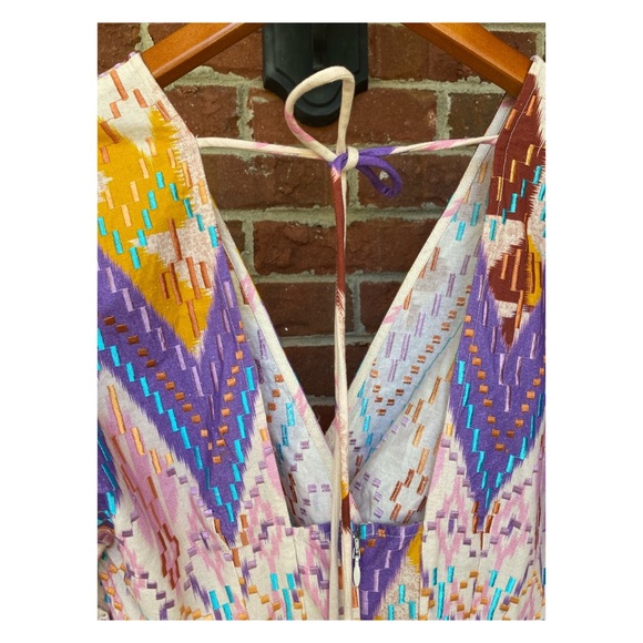 NWT Anthropologie Not So Serious Abstract Embroidered Dress  SZ Small - Picture 10 of 16